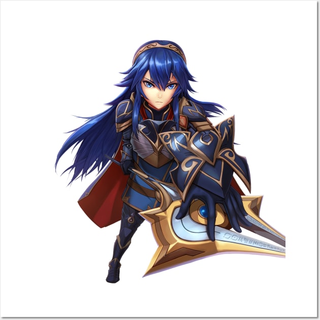 Lucina, Brave Princess Wall Art by hybridmink